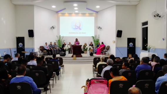 IGREJA EVANGÉLICA ASS DE DEUS JARDIM LEONOR  HOMENAGEM DIA DAS MAES